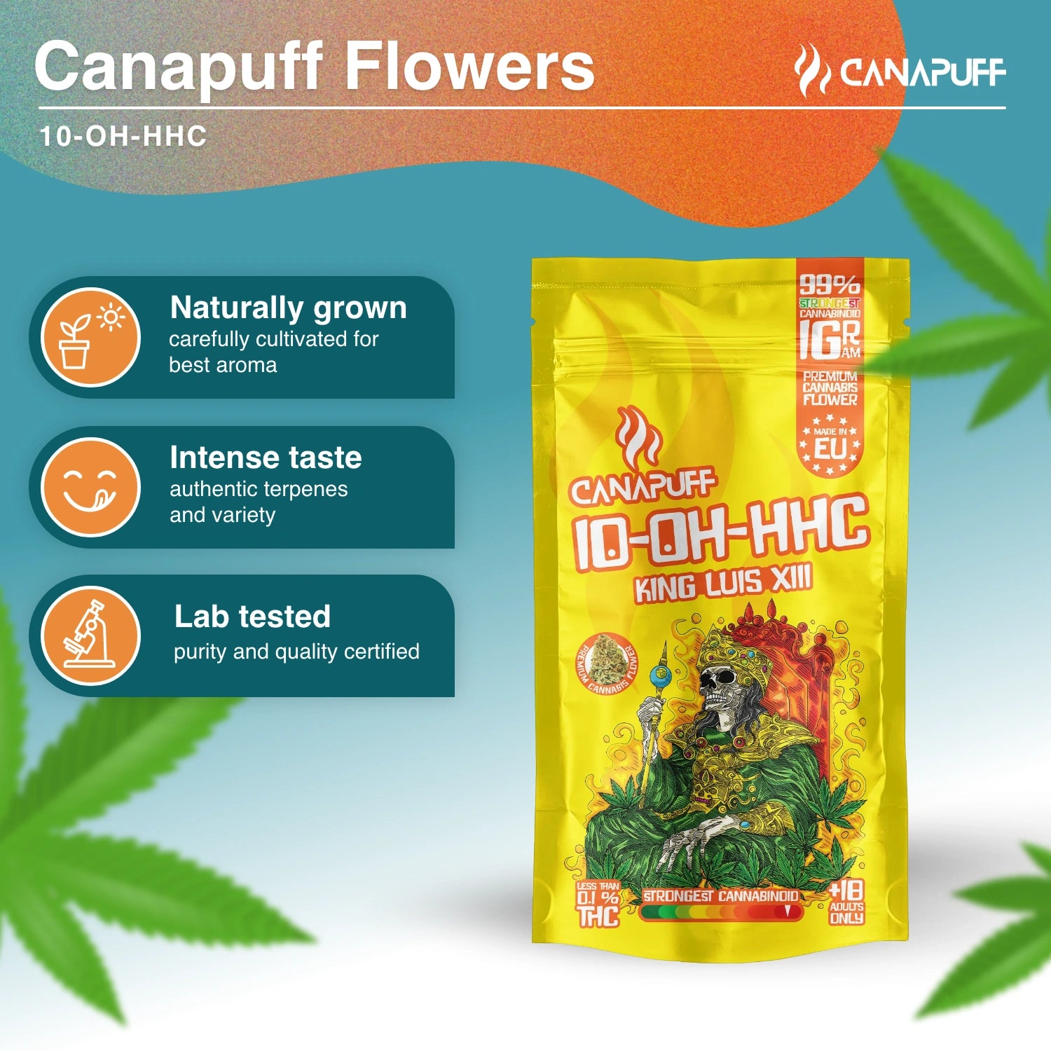 King Luis XIII 99% - 10-OH-HHC Flowers - Canapuff