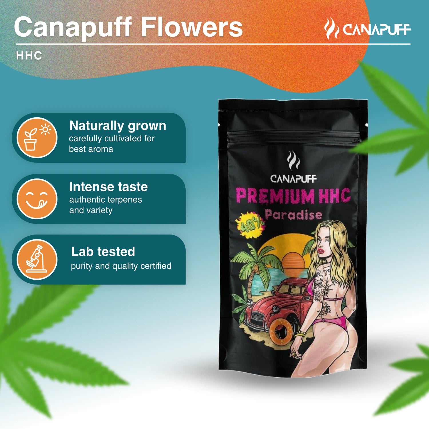 Paradise 40% - Premium HHC Kwiaty - CanaPuff