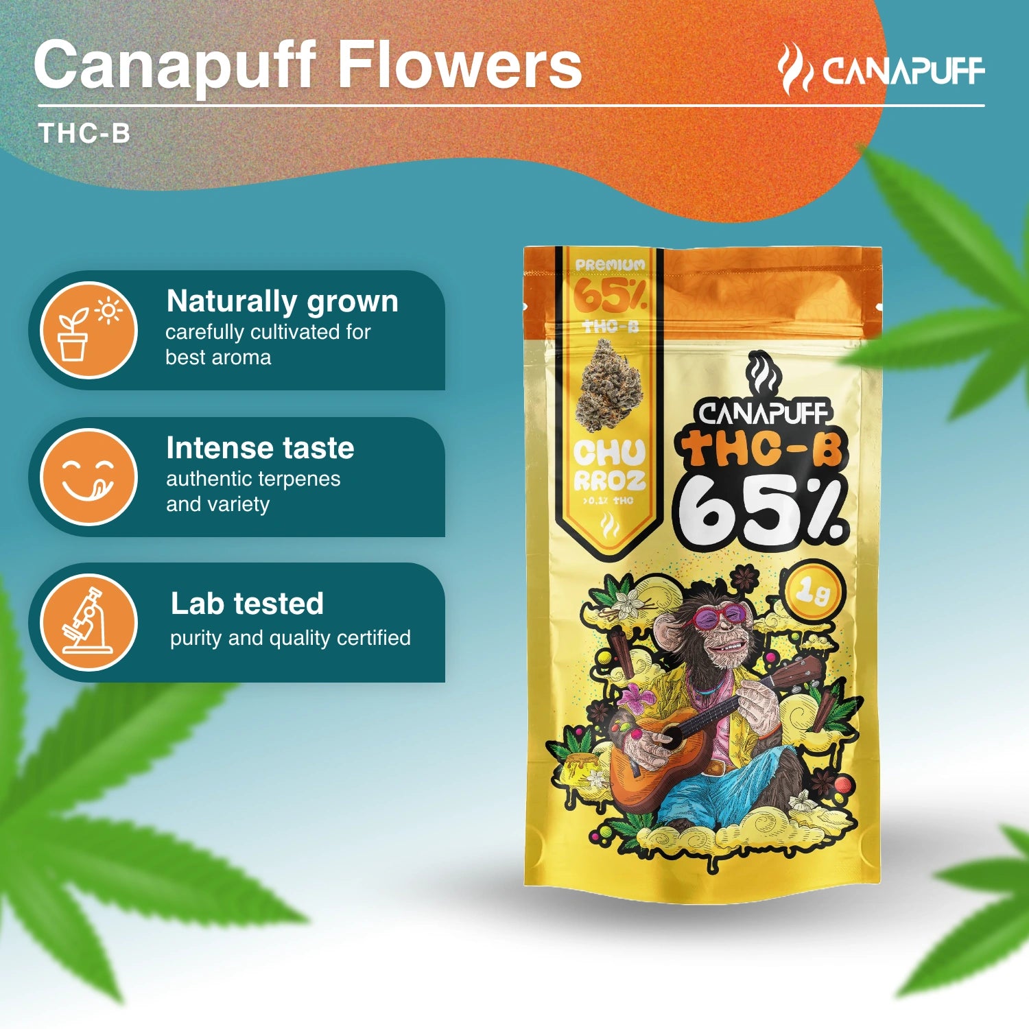 Churroz 65% - THC-B Kwiaty - Canapuff