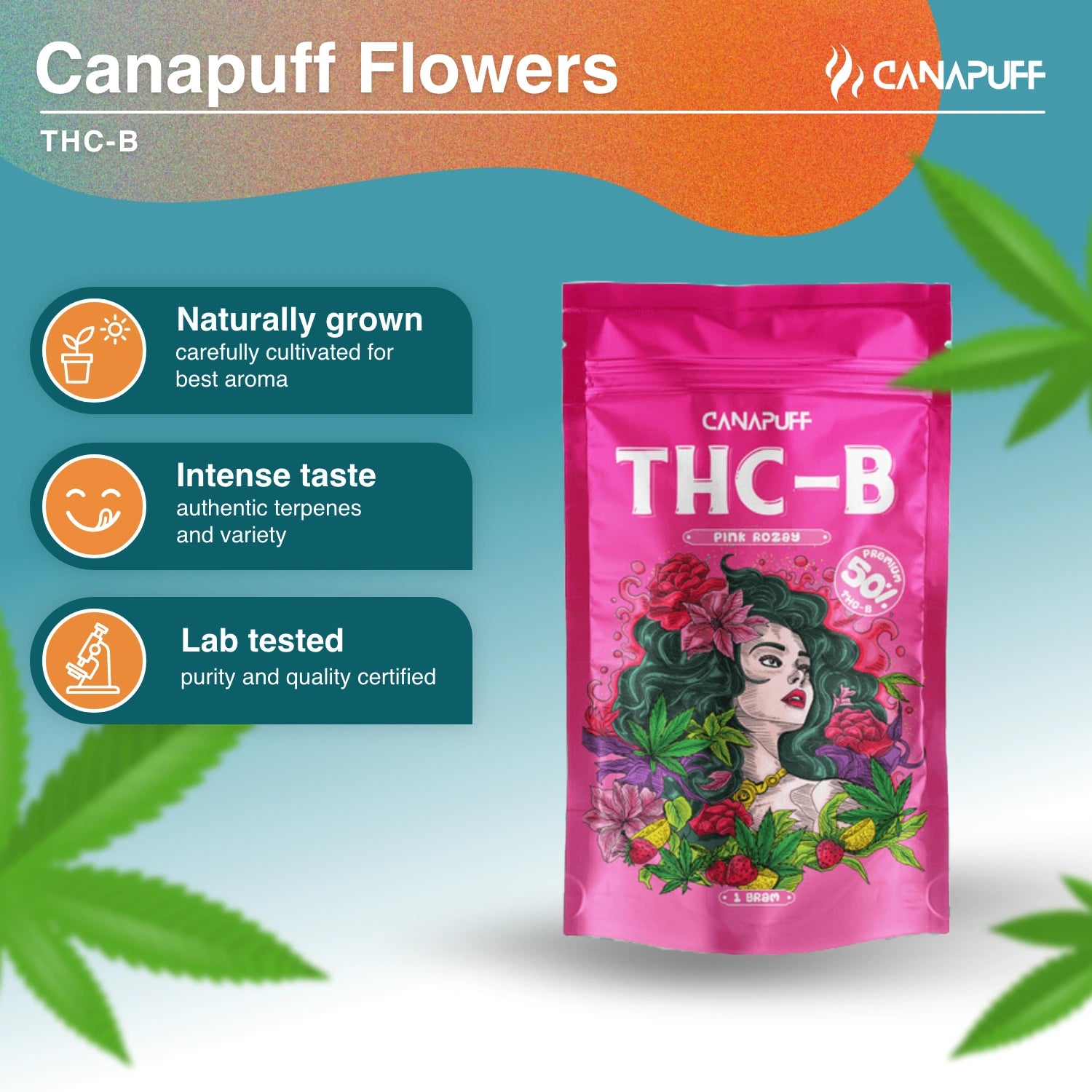 Pink Rozay 50% - THC-B Flowers - Canapuff