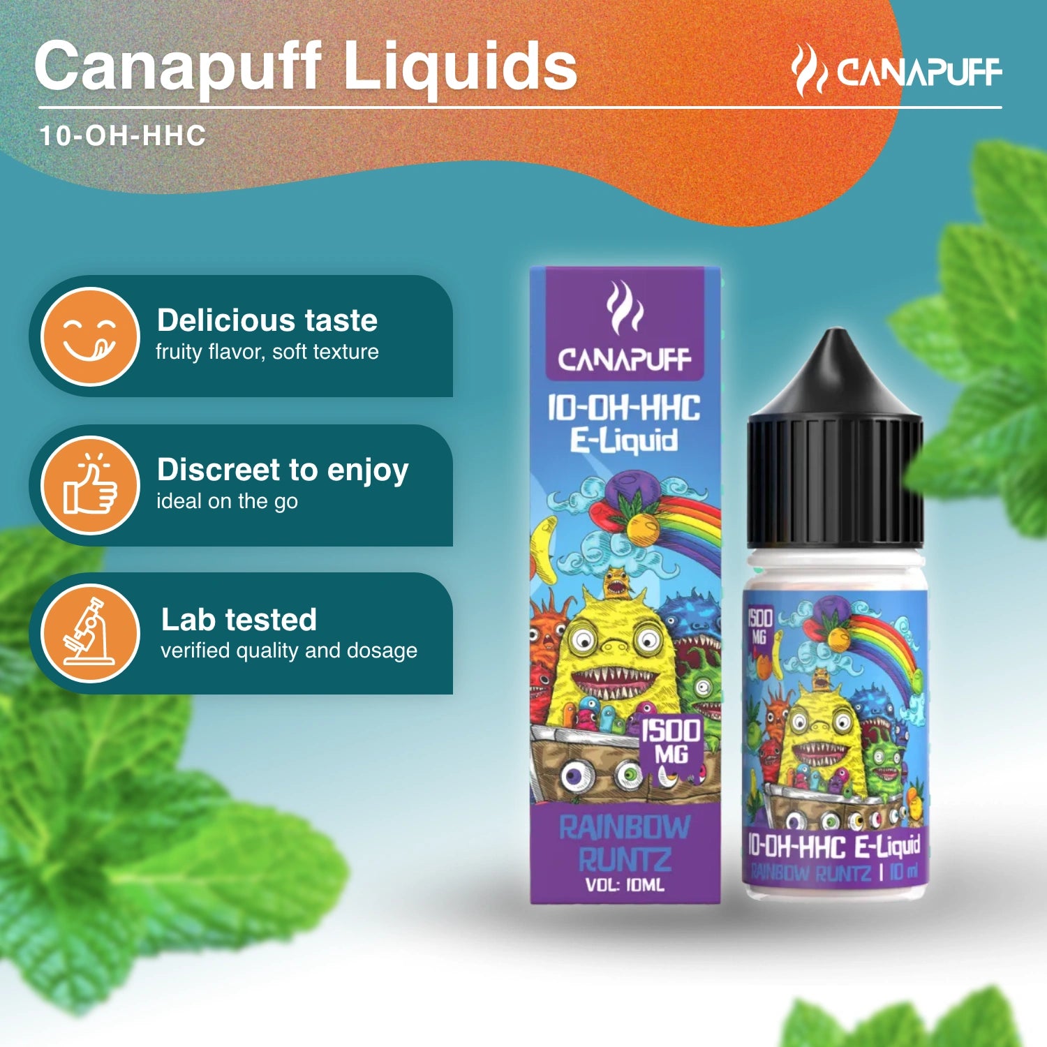 10-OH-HHC Liquid 1.500mg - Rainbow Runtz - Canapuff