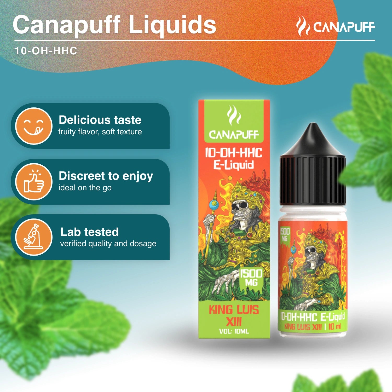 10-OH-HHC Liquid 1.500mg - King Luis XIII - Canapuff