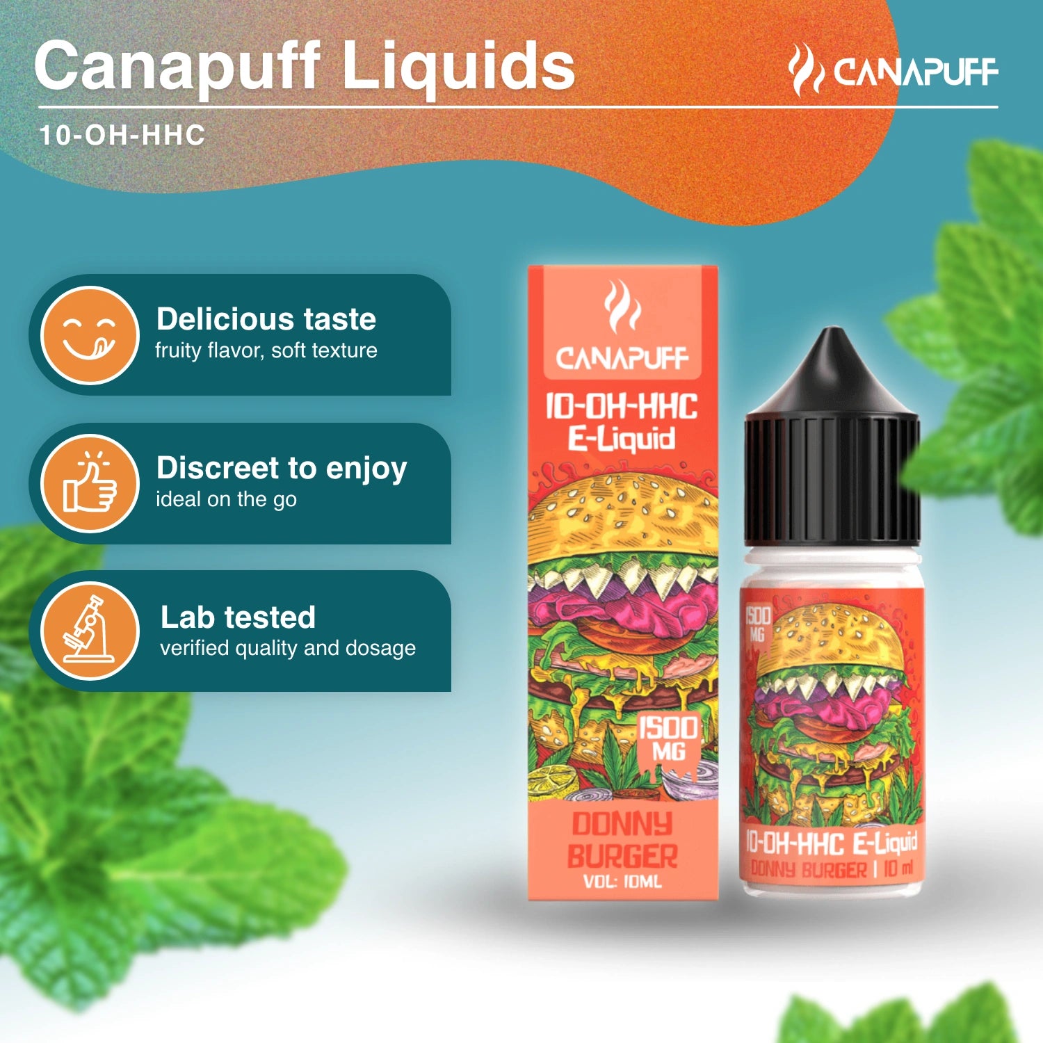 10-OH-HHC Liquid 1.500mg - Donny Burger - Canapuff