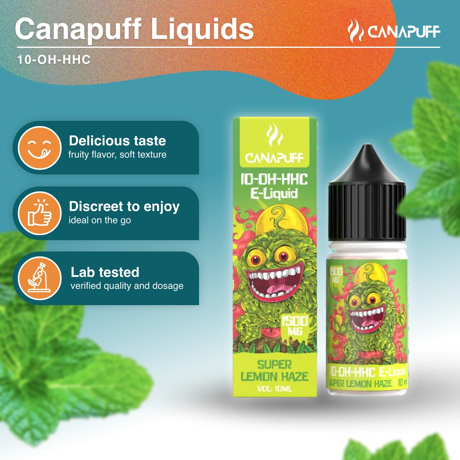 10-OH-HHC Liquid 1.500mg - Super Lemon Haze - Canapuff