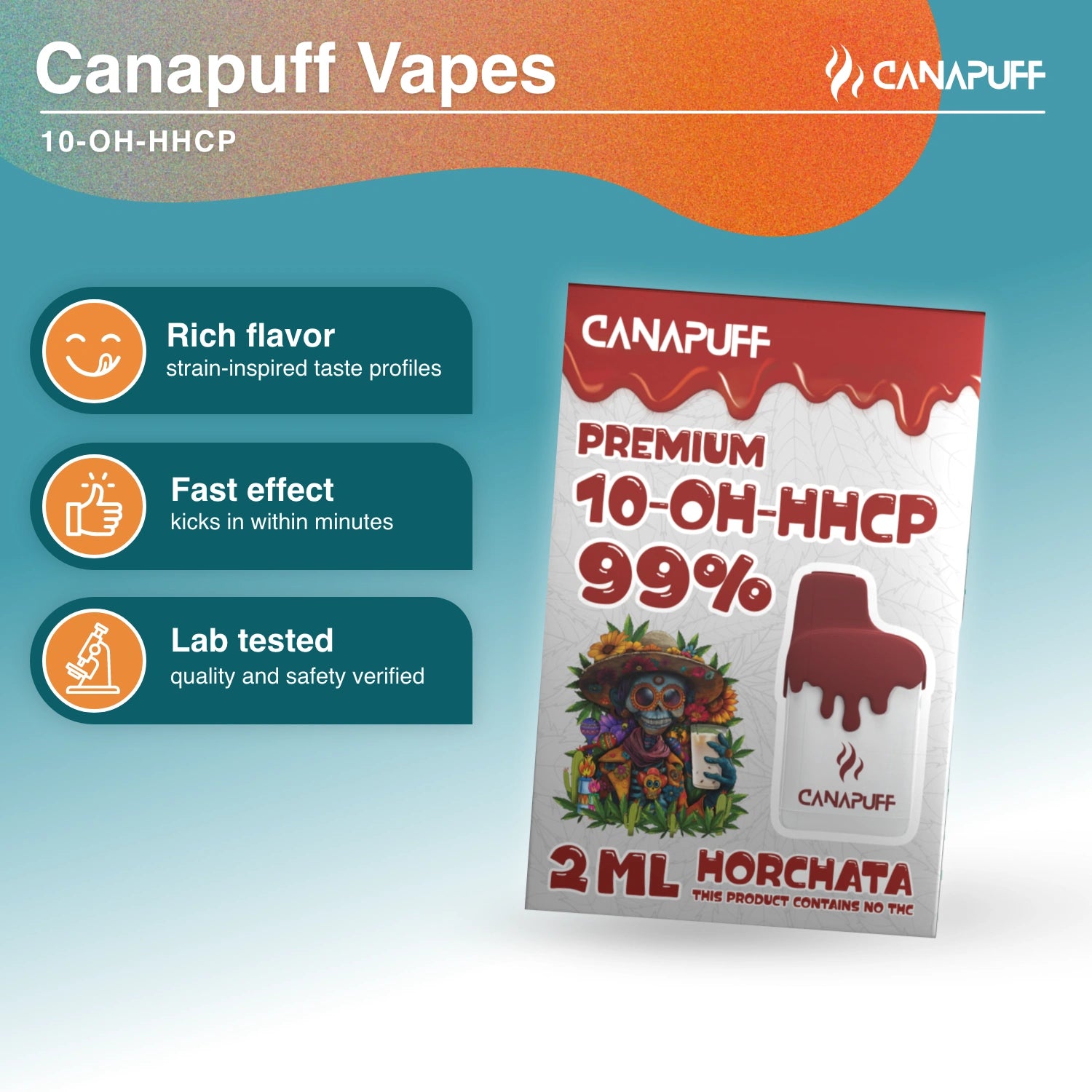 Horchata 99% 10-OH-HHCP - Vape - 2ml - Canapuff