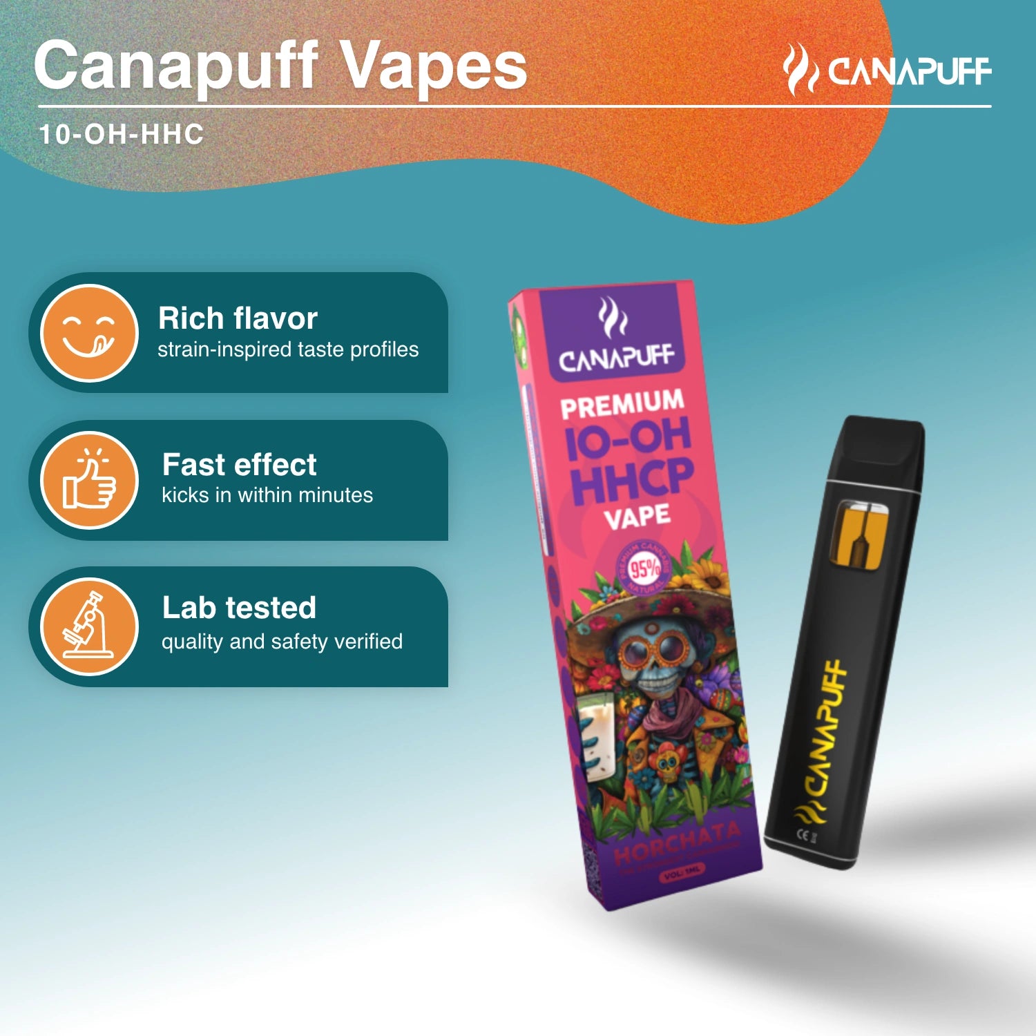 Horchata 95% 10-OH-HHCP - Vape - 1ml - Canapuff