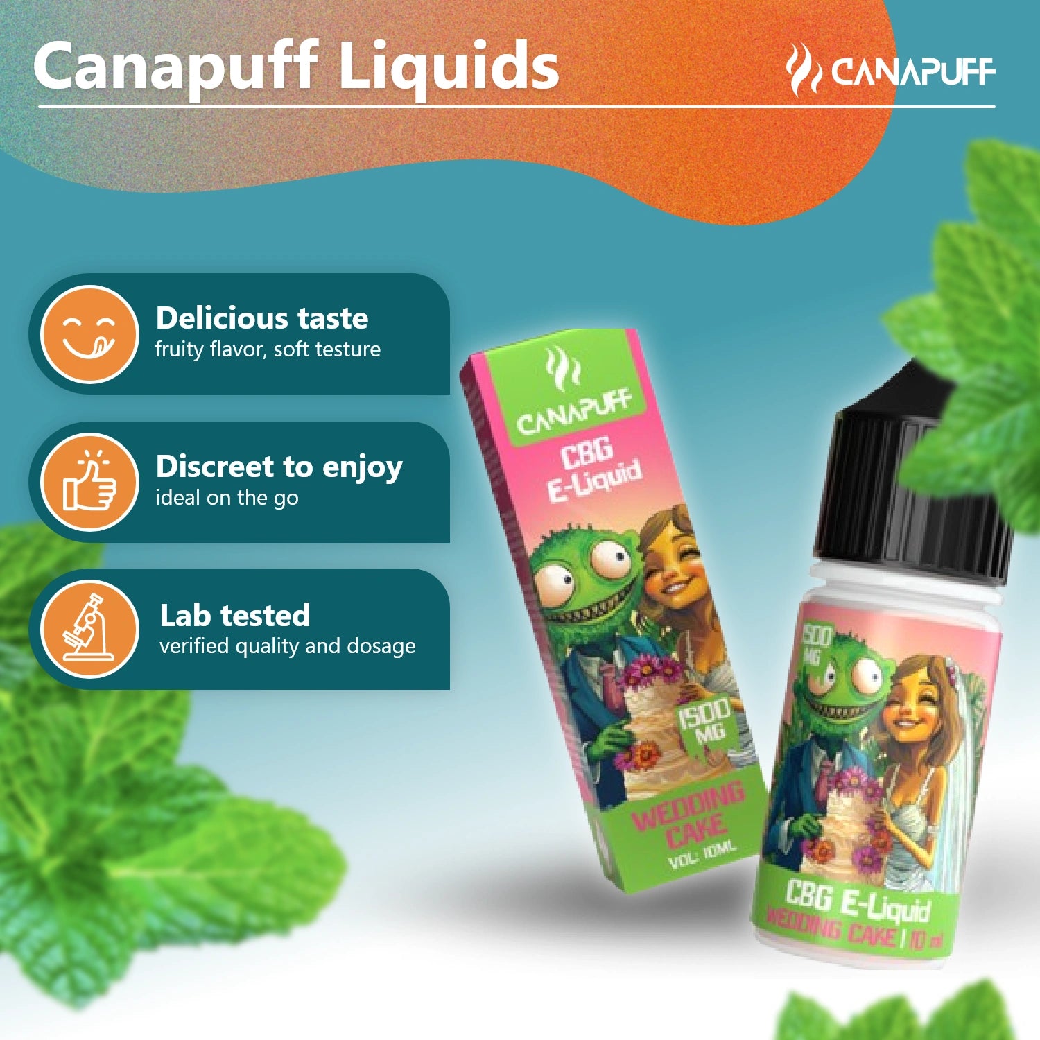 CBG Liquid 1.500mg - Wedding Cake