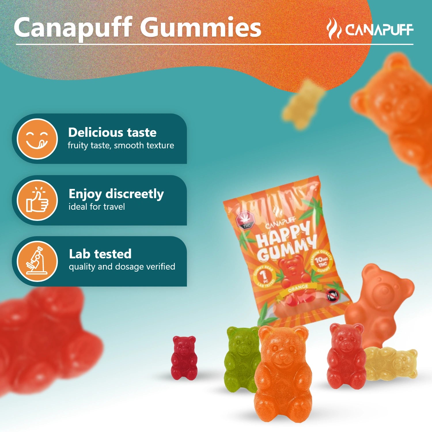 THC Gummies Orange