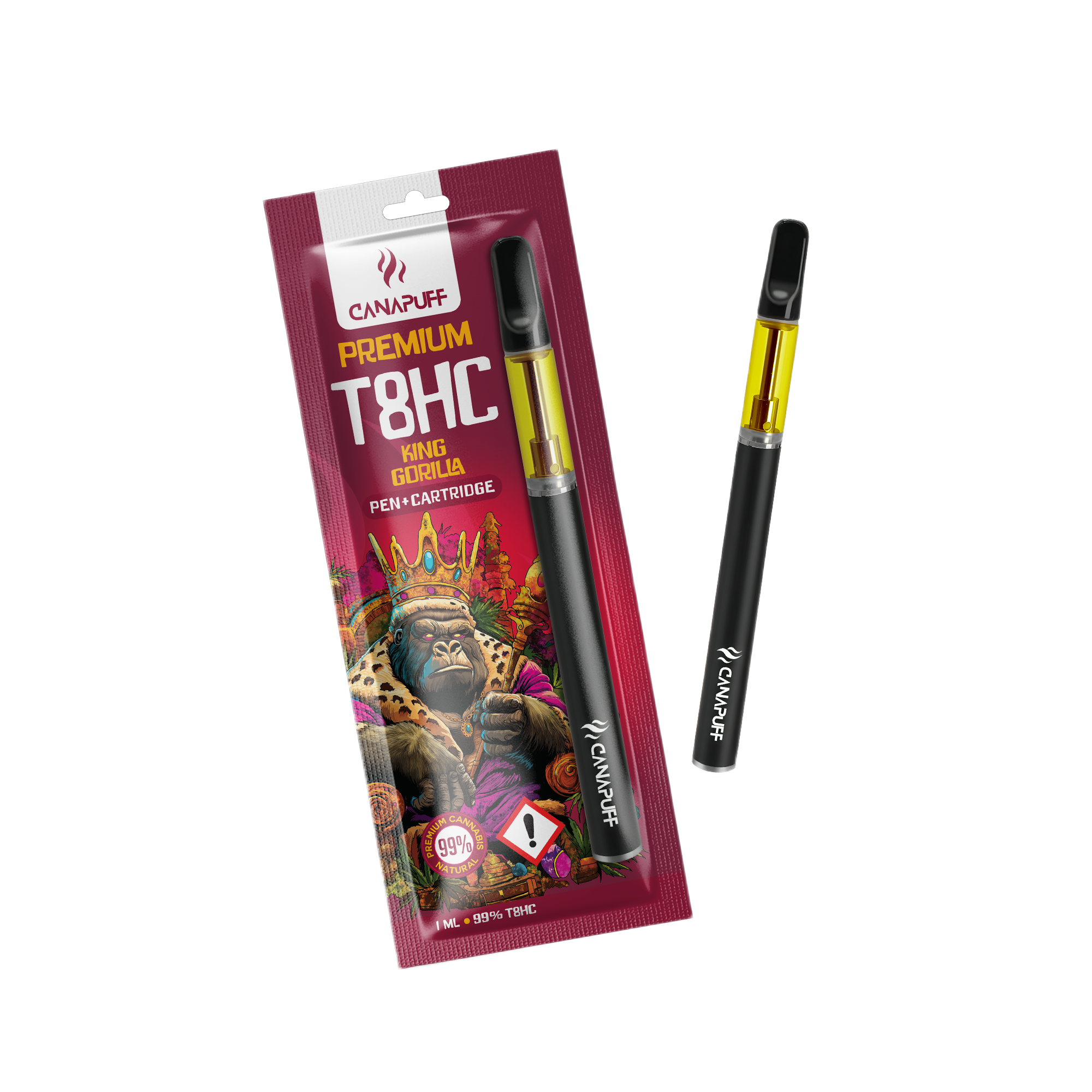 T8HC Pen+Cartridge King Gorilla 99%