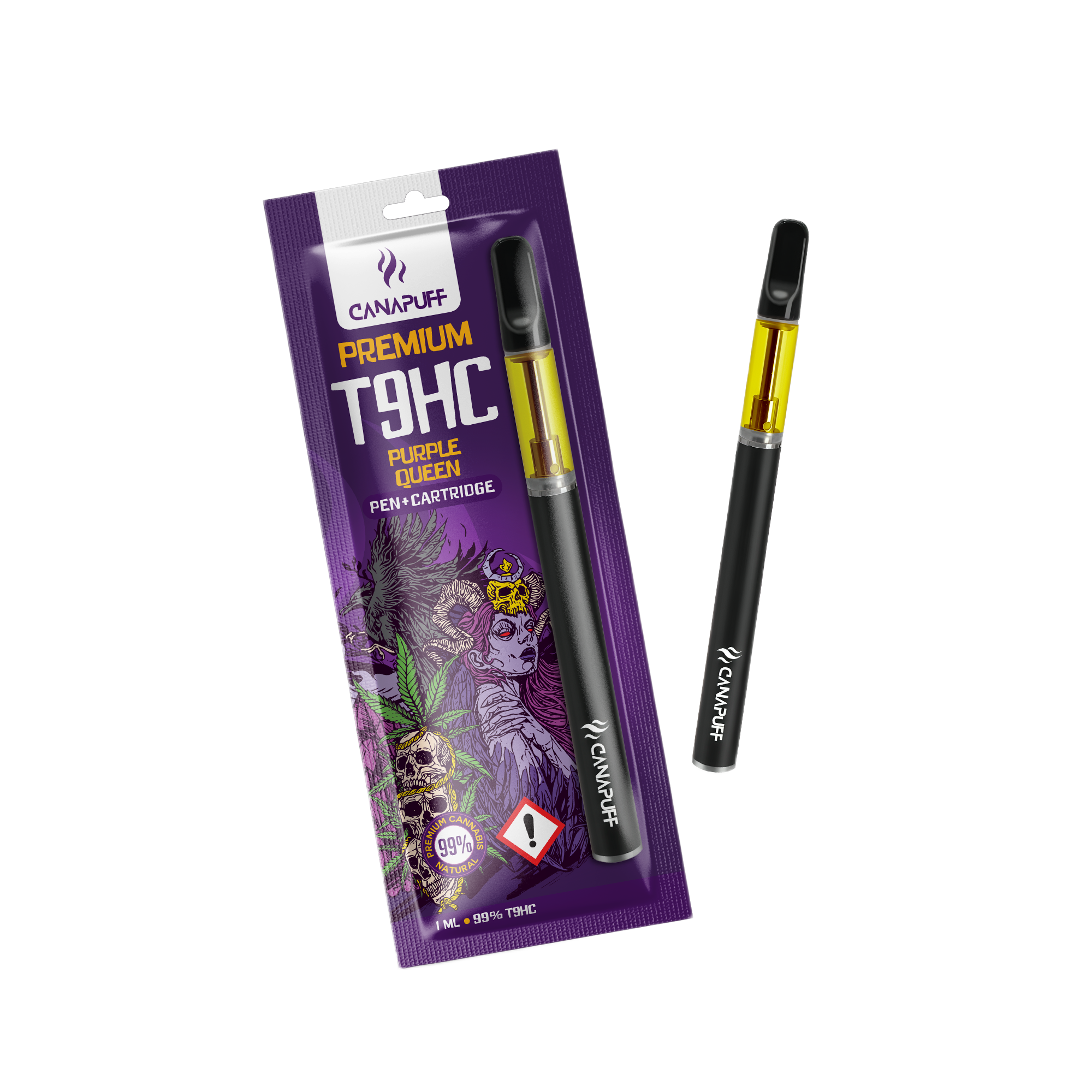 T9HC Pen+Cartridge Purple Queen 99%
