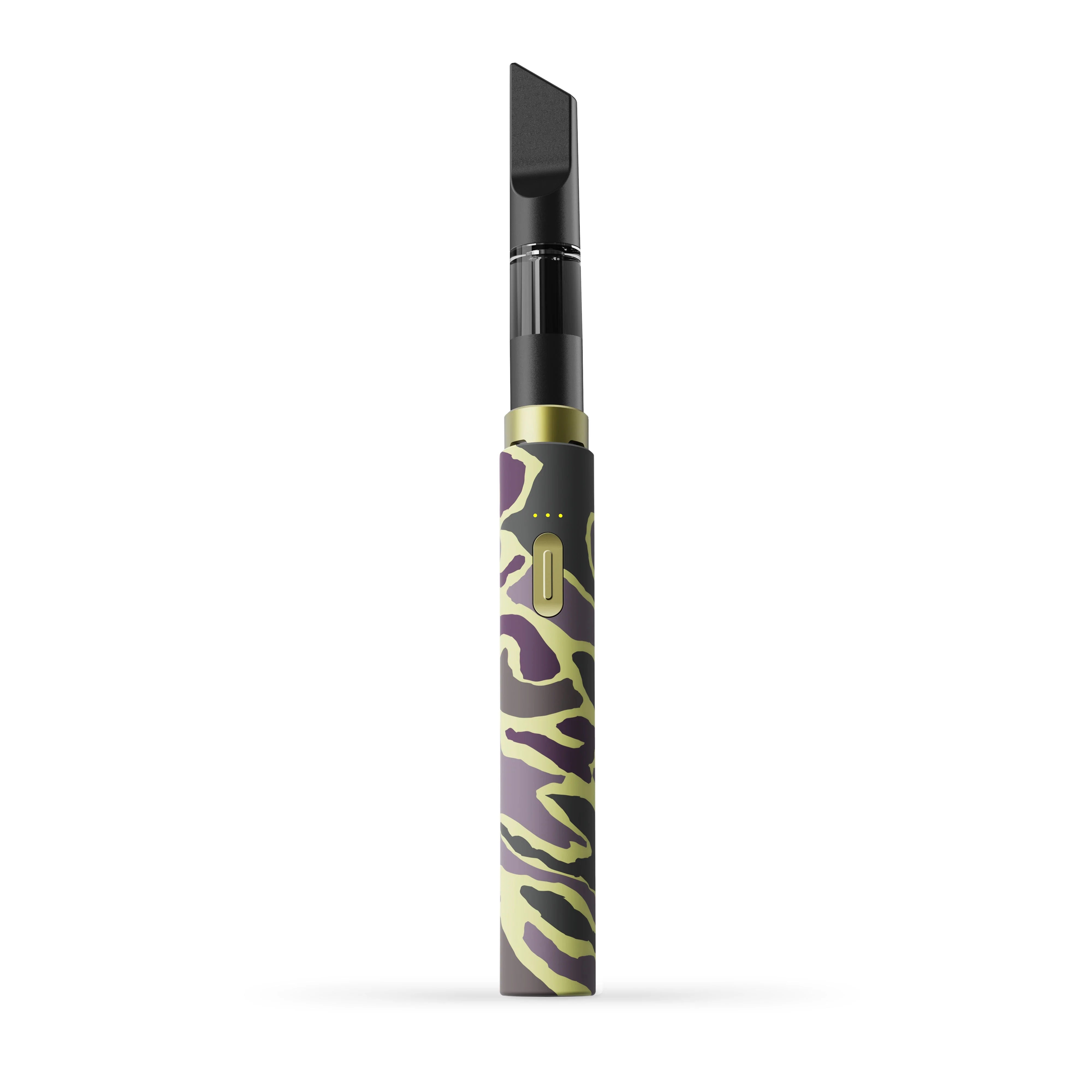 Camo pattern vaporizer pen with gold accents