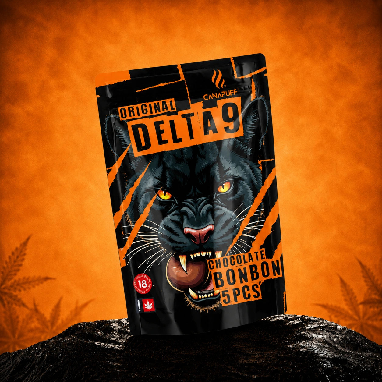 Bombon de ciocolată cu THC Delta-9
