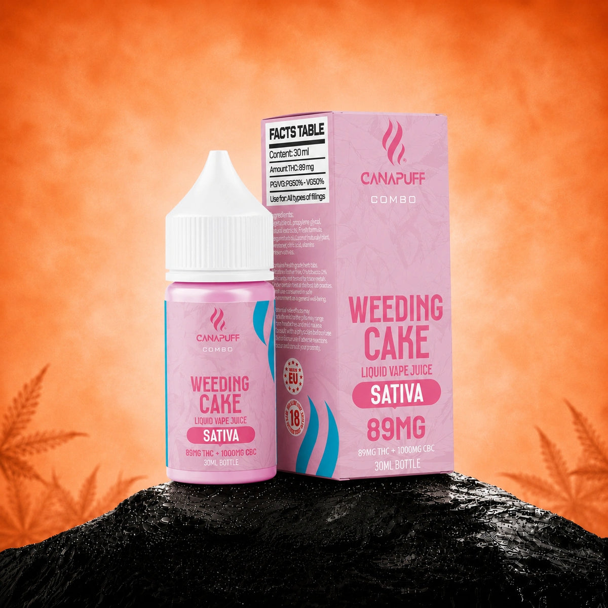 Wedding Cake, sweet flavor & strong effects Liquid 89mg