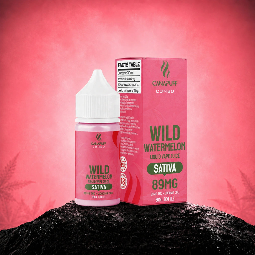 Wild Watermelon, juicy flavor & strong effects - Liquid 89mg
