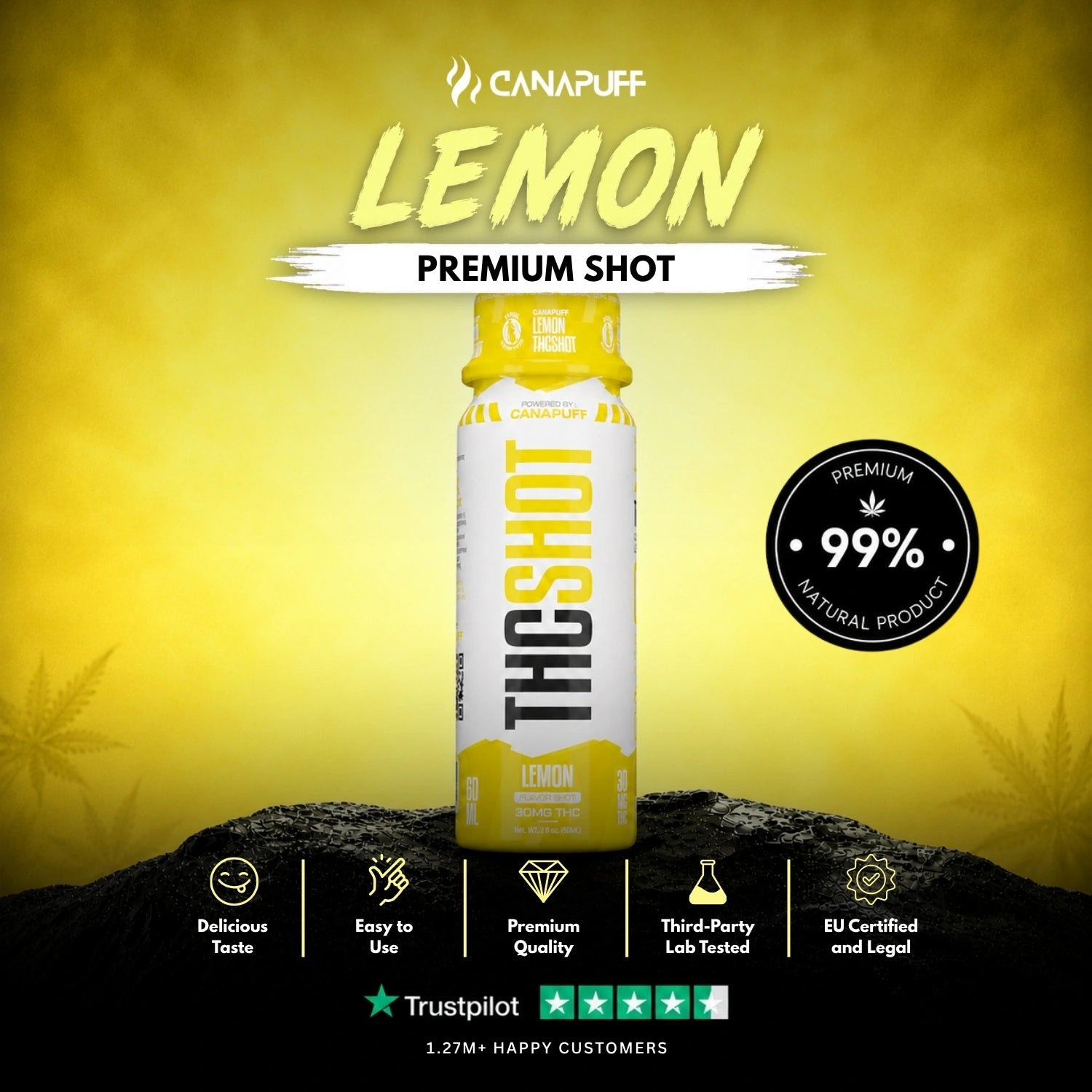 THC SHOT Limun 60ml