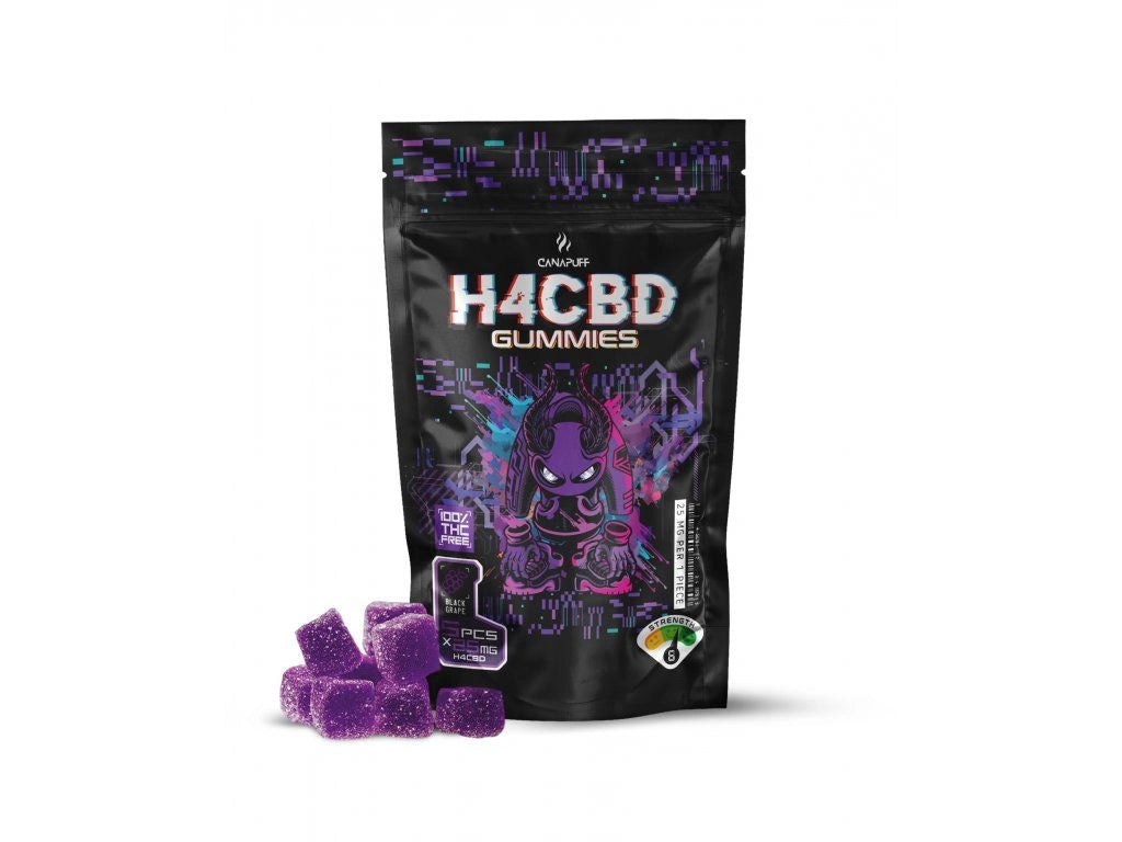 H4CBD Gummies: Black Grape Delight 🍇