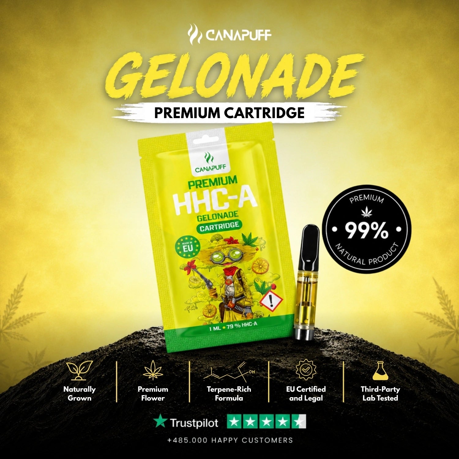 HHC-A Картридж Gelonade 79%