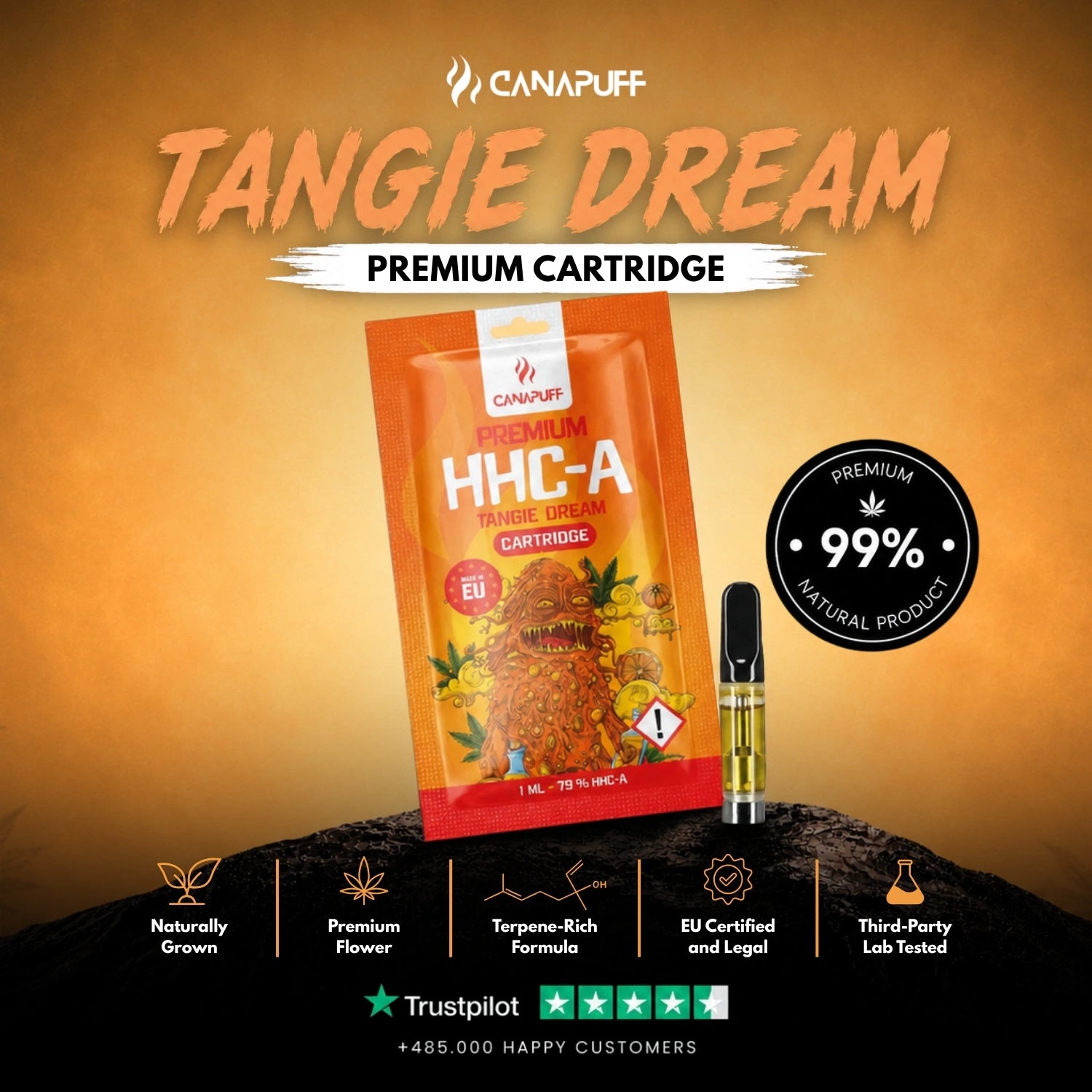 HHC-A Cartouche Tangie Dream 79 %