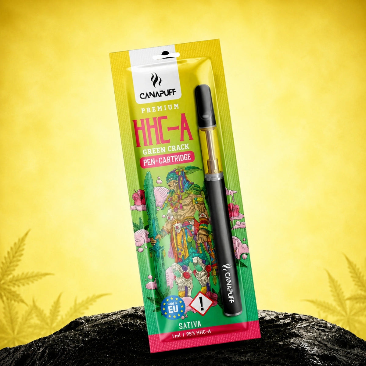 Green Crack HHC-A 95% - Canapuff Vape Pen & Cartridge