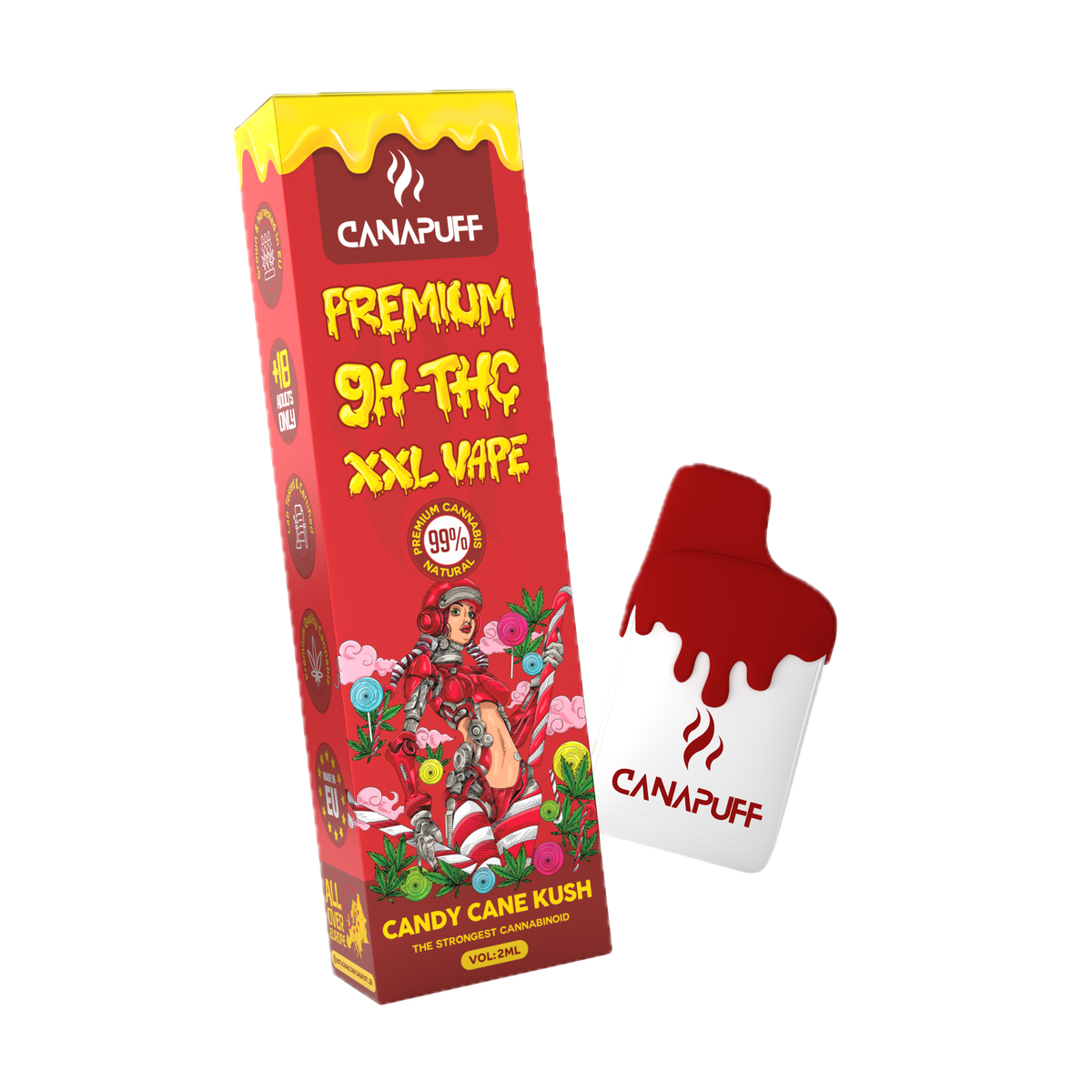 elfbar elfa master akku 2ML HHZ Vape Pen 95% – Amnesia main image 1