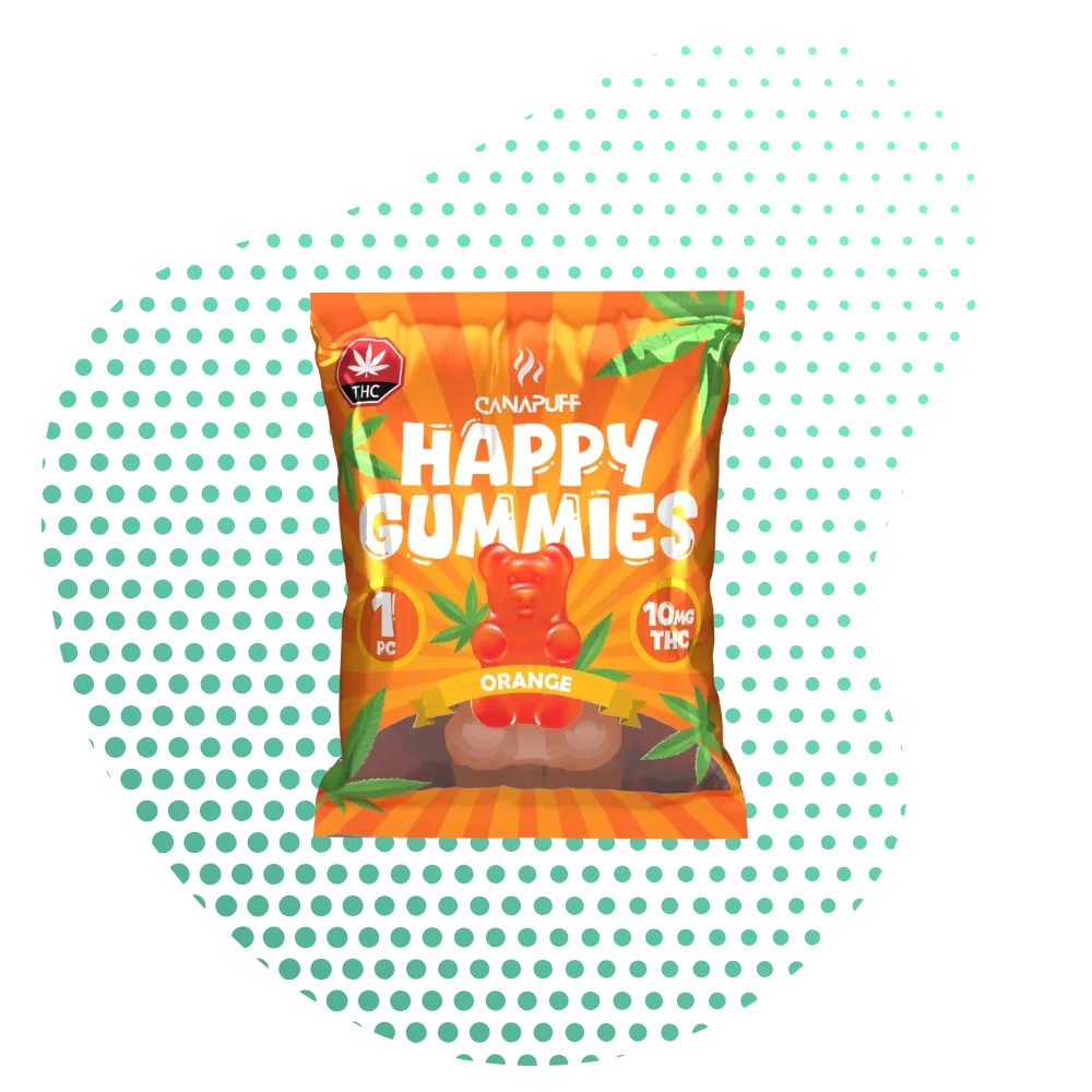 THC Gummies Orange-Canapuff