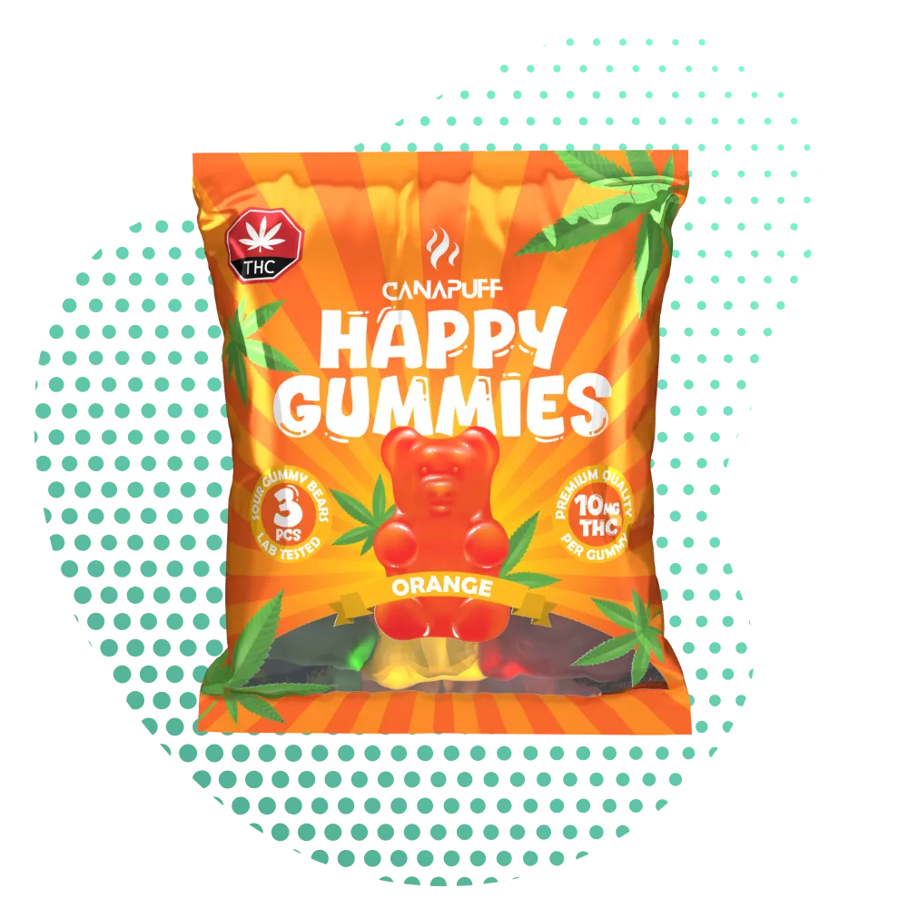THC Gummies Orange-Canapuff