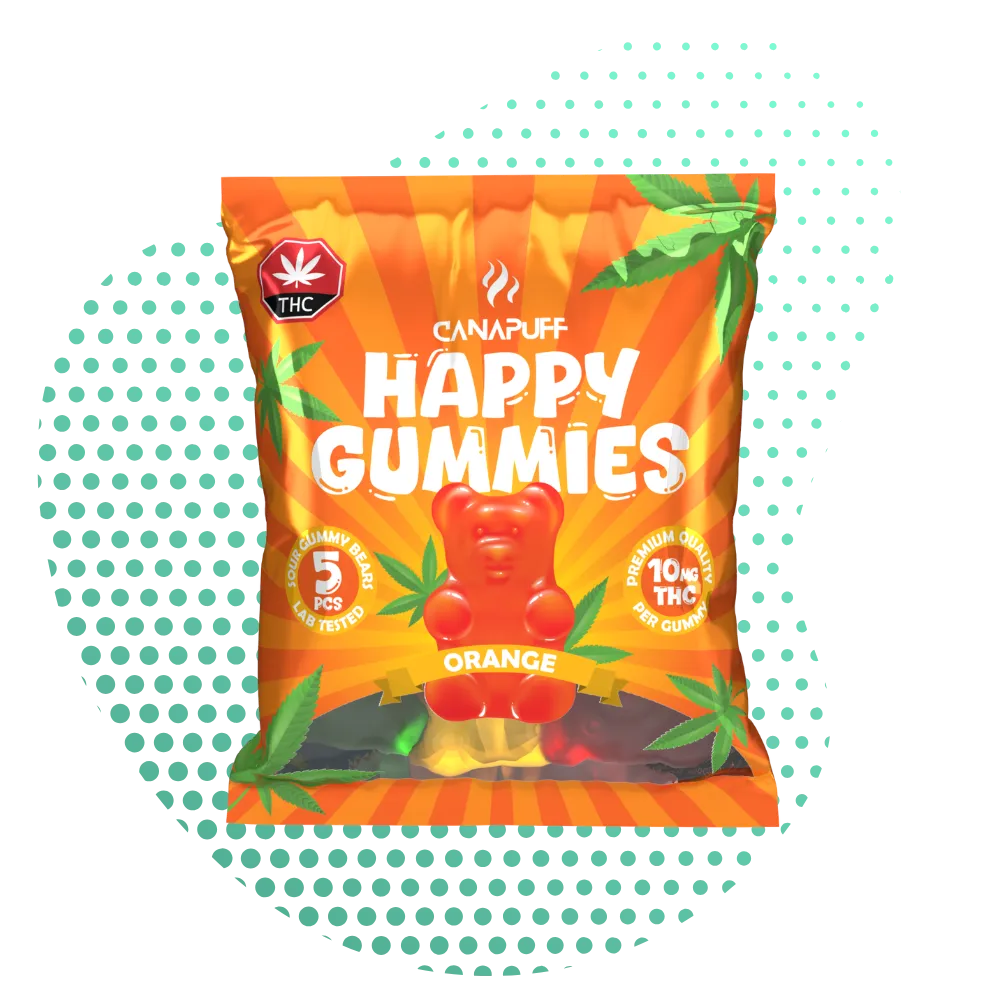 THC Gummies Orange-Canapuff