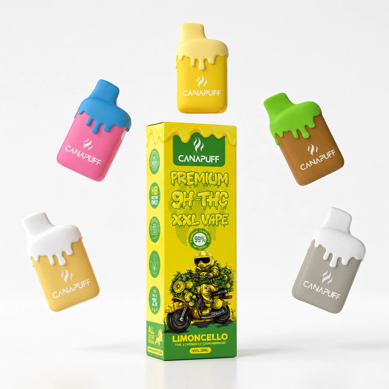 9H-THC XXL Vape Limoncello 99% 2ml