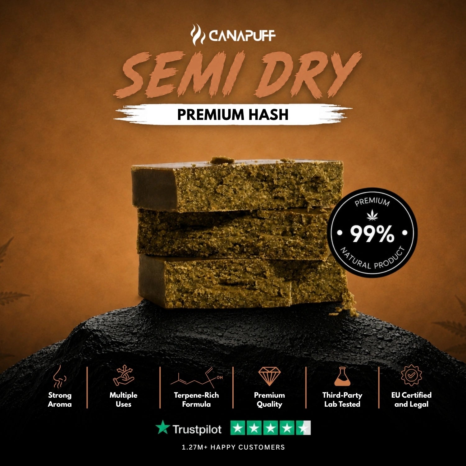 Semi Dry Hash