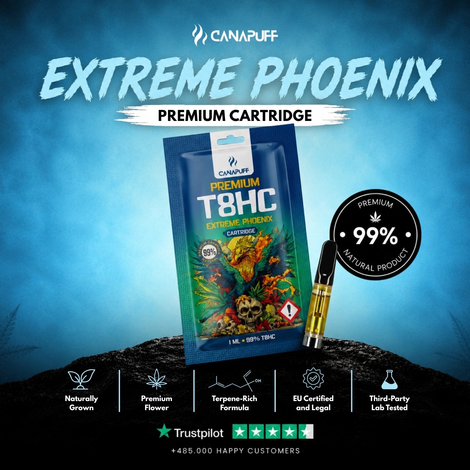 T8HC Kartridż Extreme Phoenix 99%