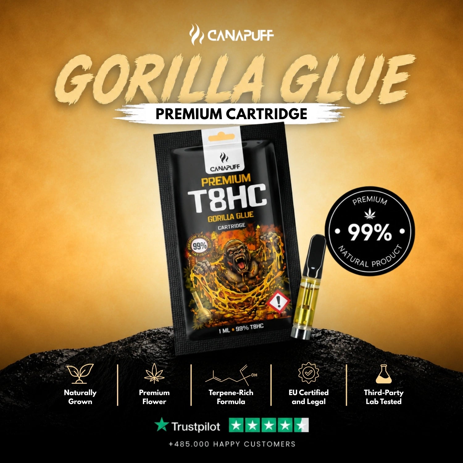 T8HC Kartridż Gorilla Glue 99%