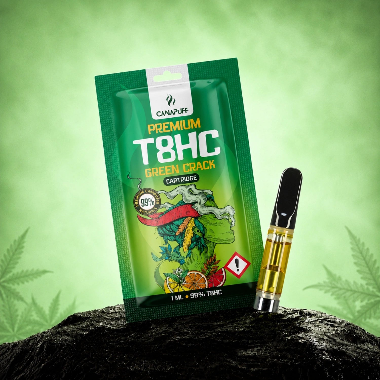 T8HC Cartuccia Green Crack 99%
