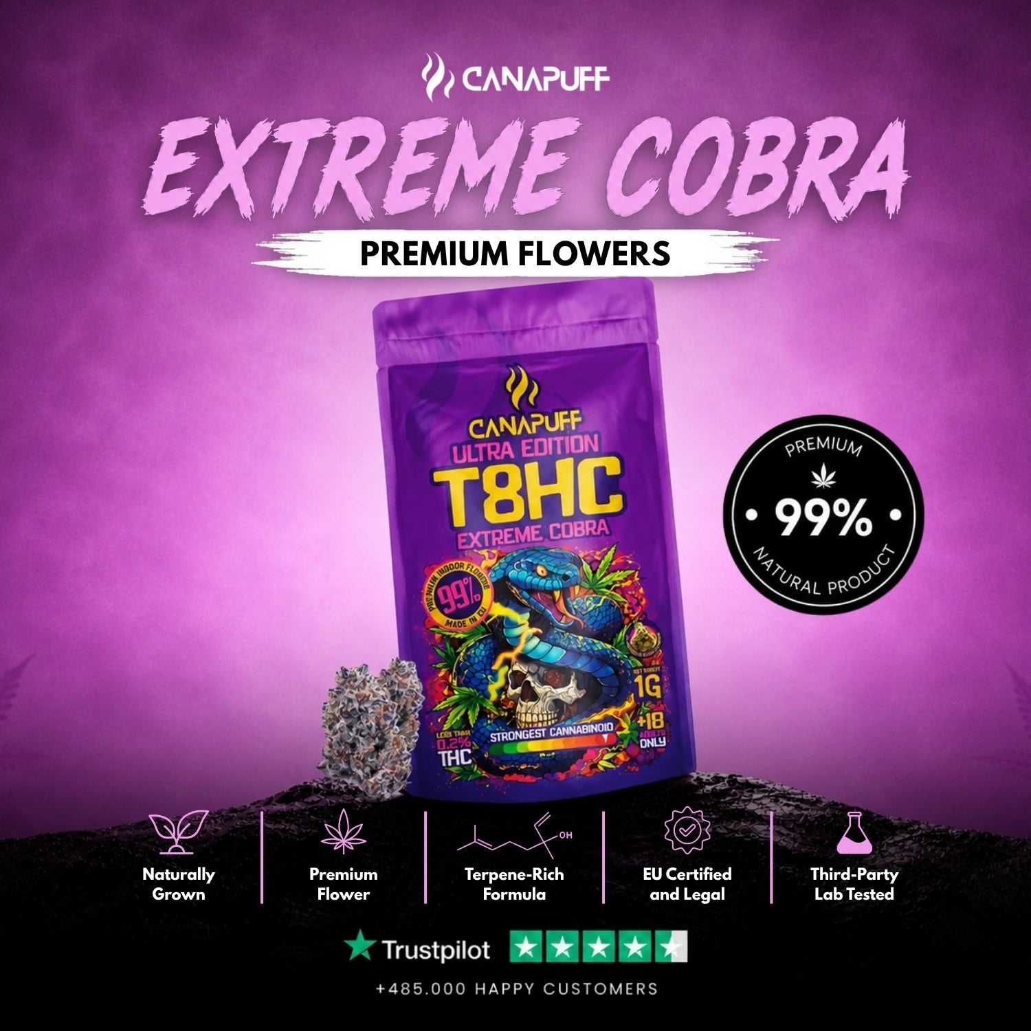 T8HC Cvjetovi Extreme Cobra 99%