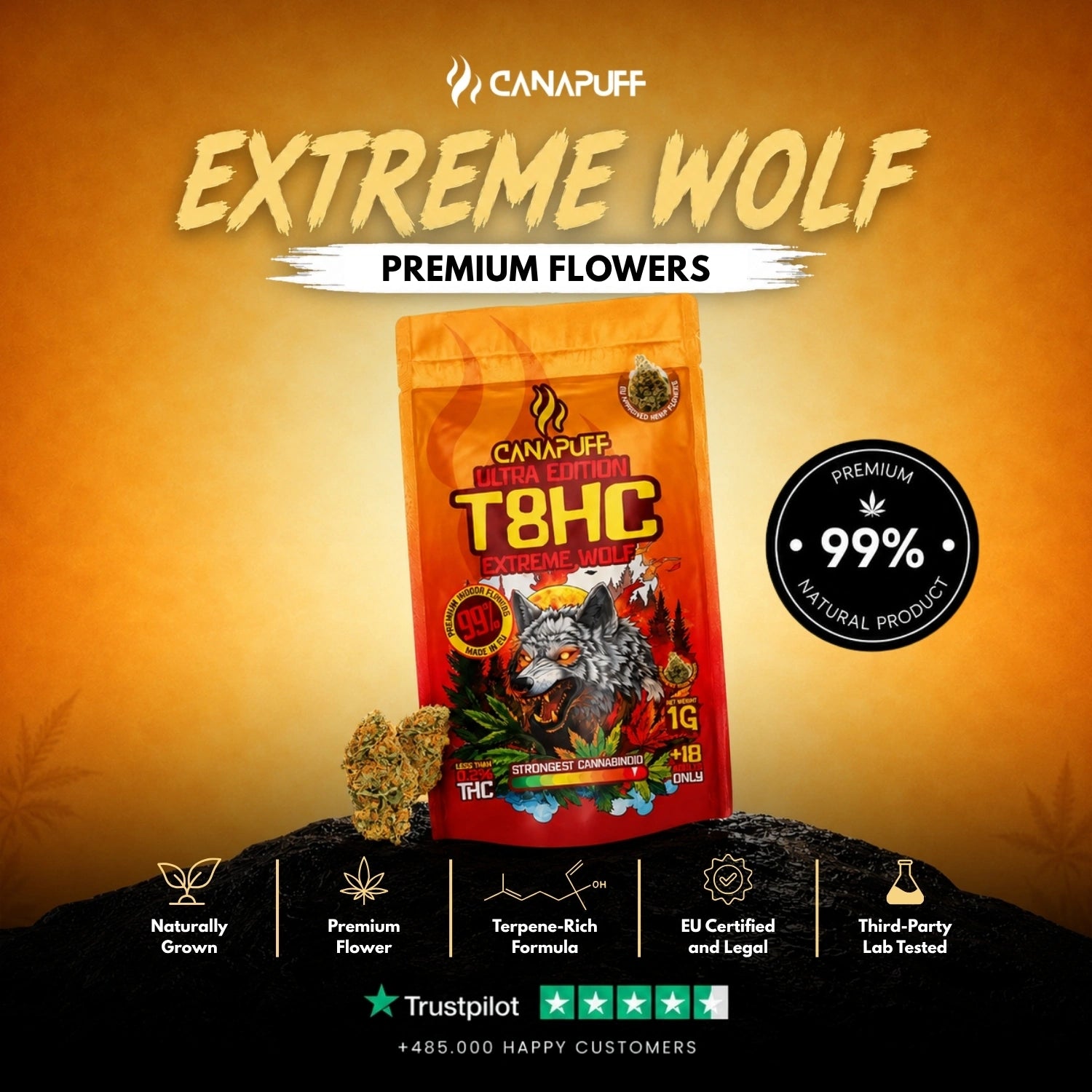 T8HC Cvjetovi Extreme Wolf 99%