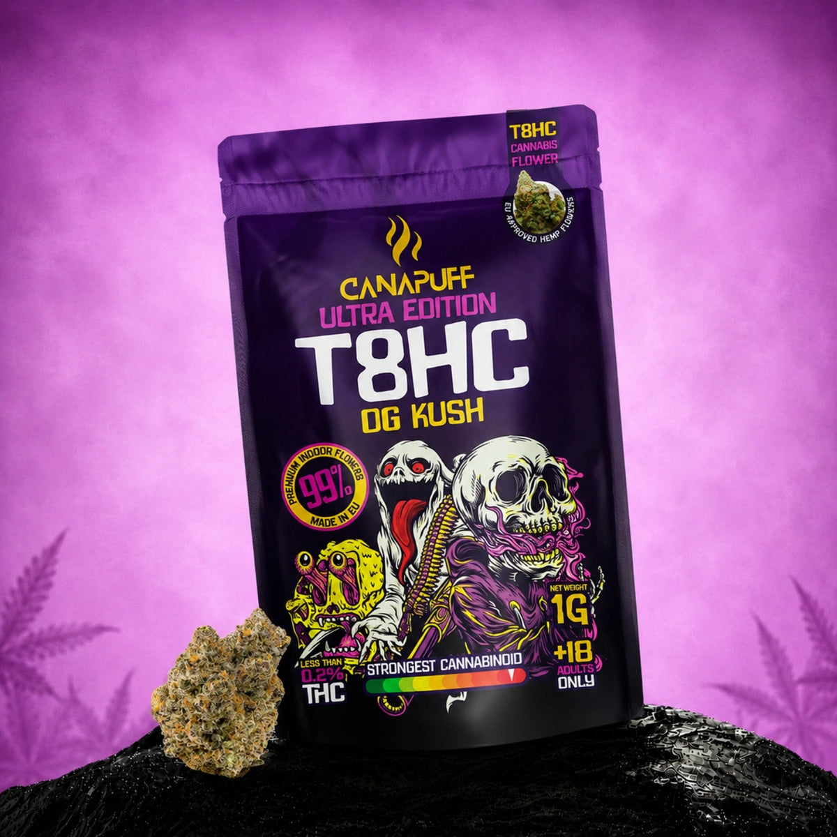 T8HC Flowers OG Kush Ultra Edition 99% - Premium Quality