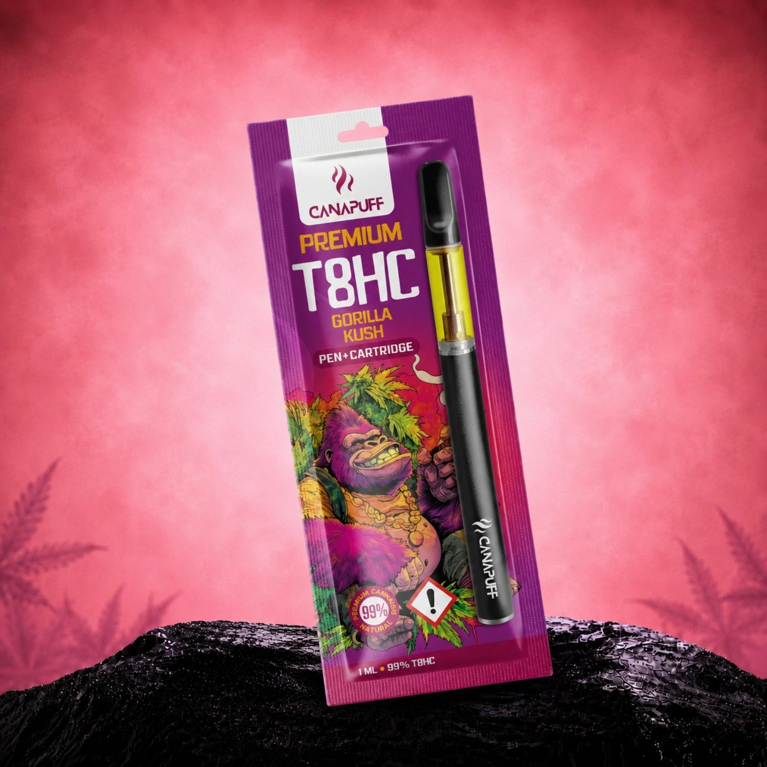T8HC Pen+Cartridge Gorilla Kush 99%