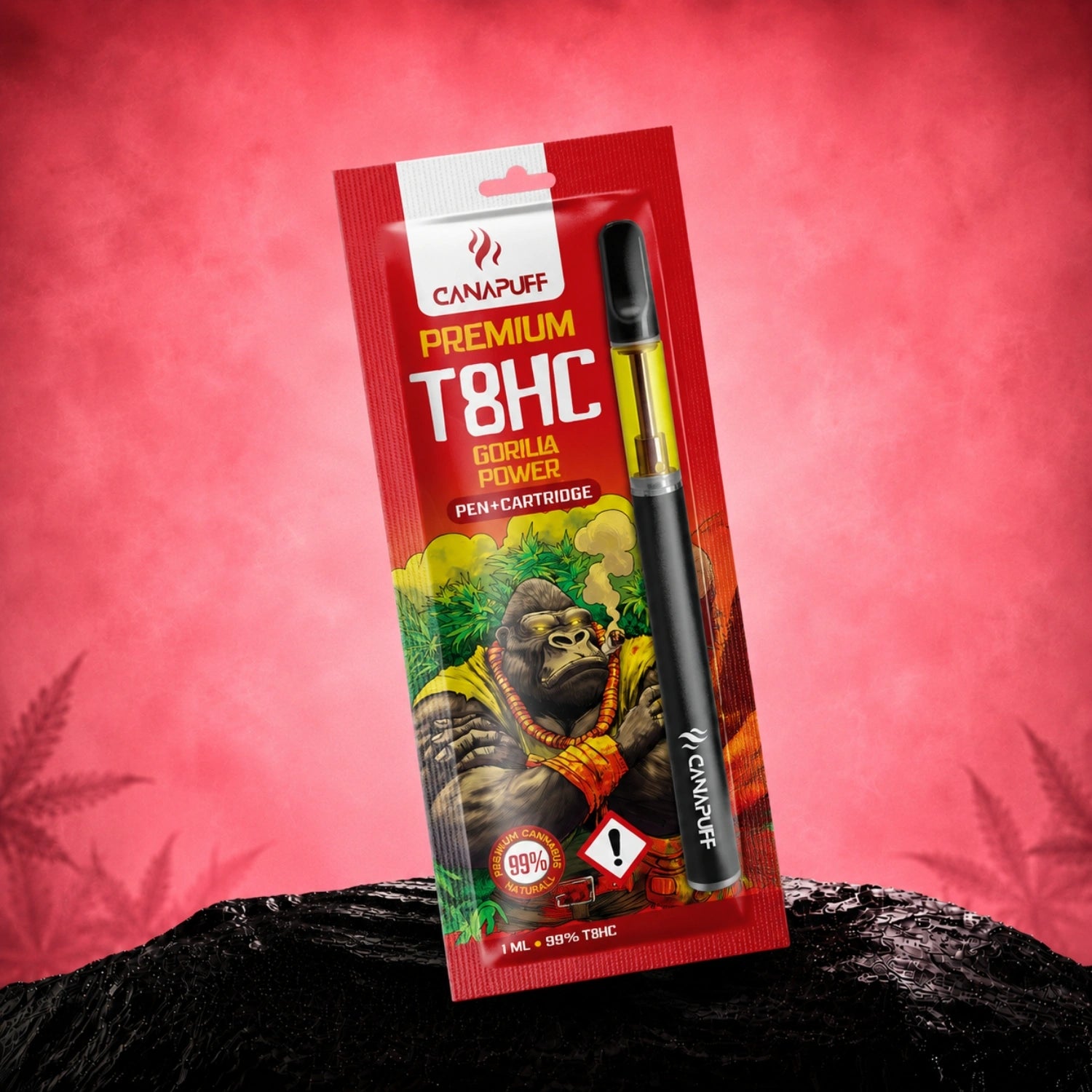T8HC Pen+Cartridge Gorilla Power 99%