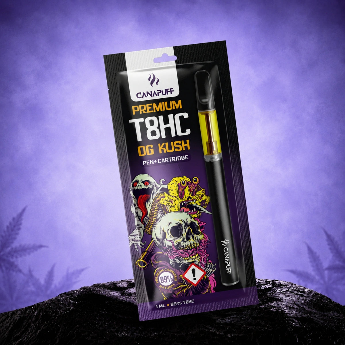 T8HC Pen+Cartridge OG Kush 99% | Canapuff