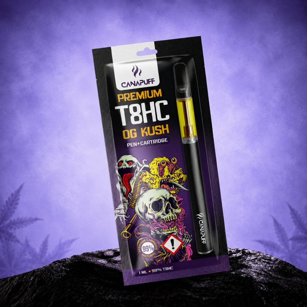 T8HC Pen+Cartridge OG Kush 99% | Canapuff