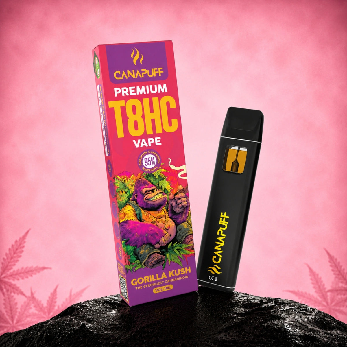 Gorilla Kush 95% T8HC Vape 1ml Full Details | Canapuff