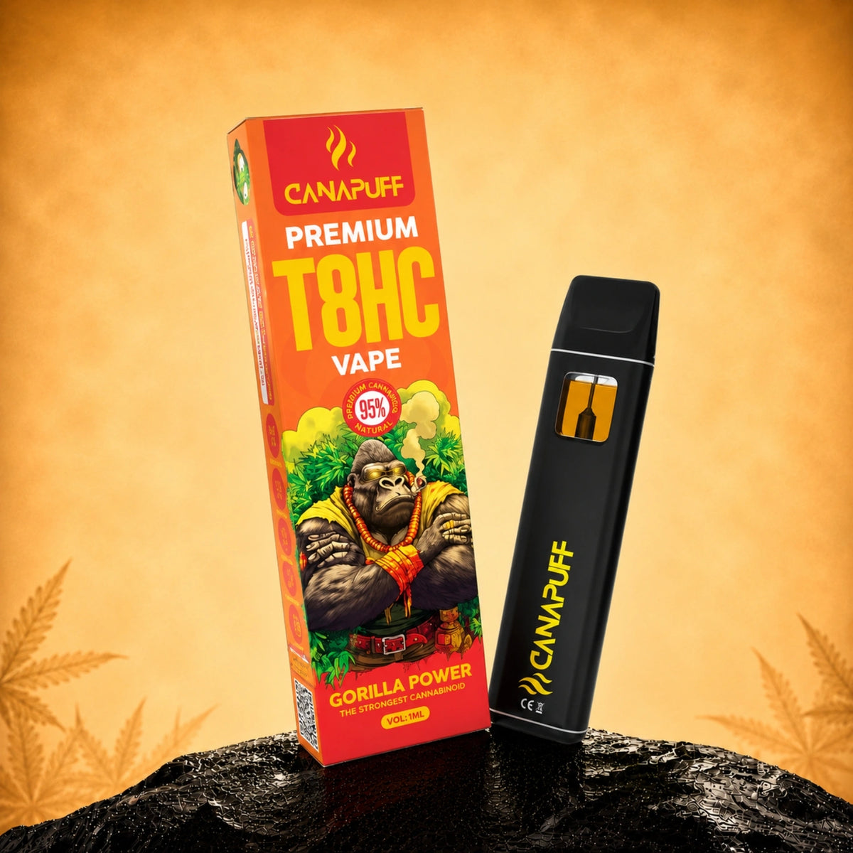 Gorilla Power 95% T8HC Vape 1ml Full Details | Canapuff