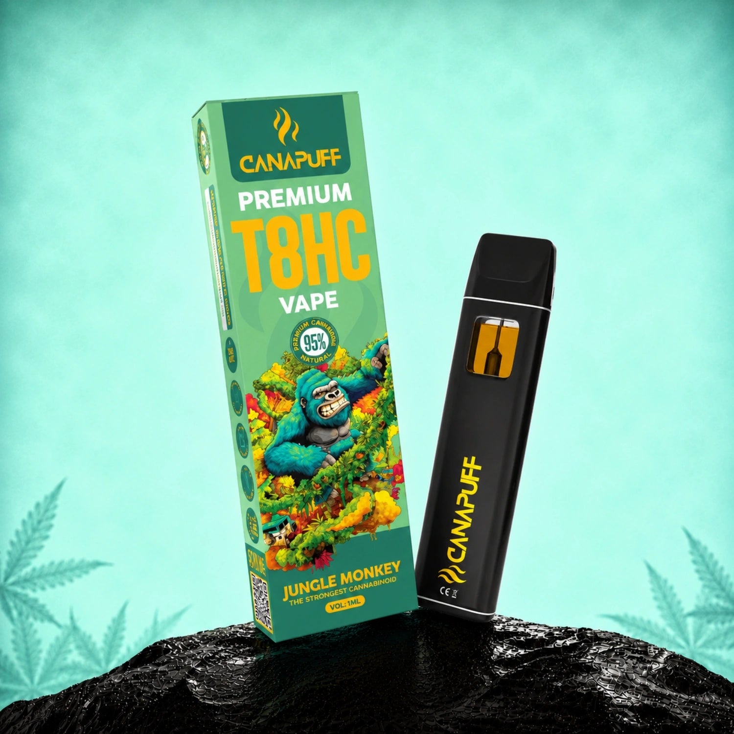 T8HC Vape Jungle Monkey 95 % 1 ml