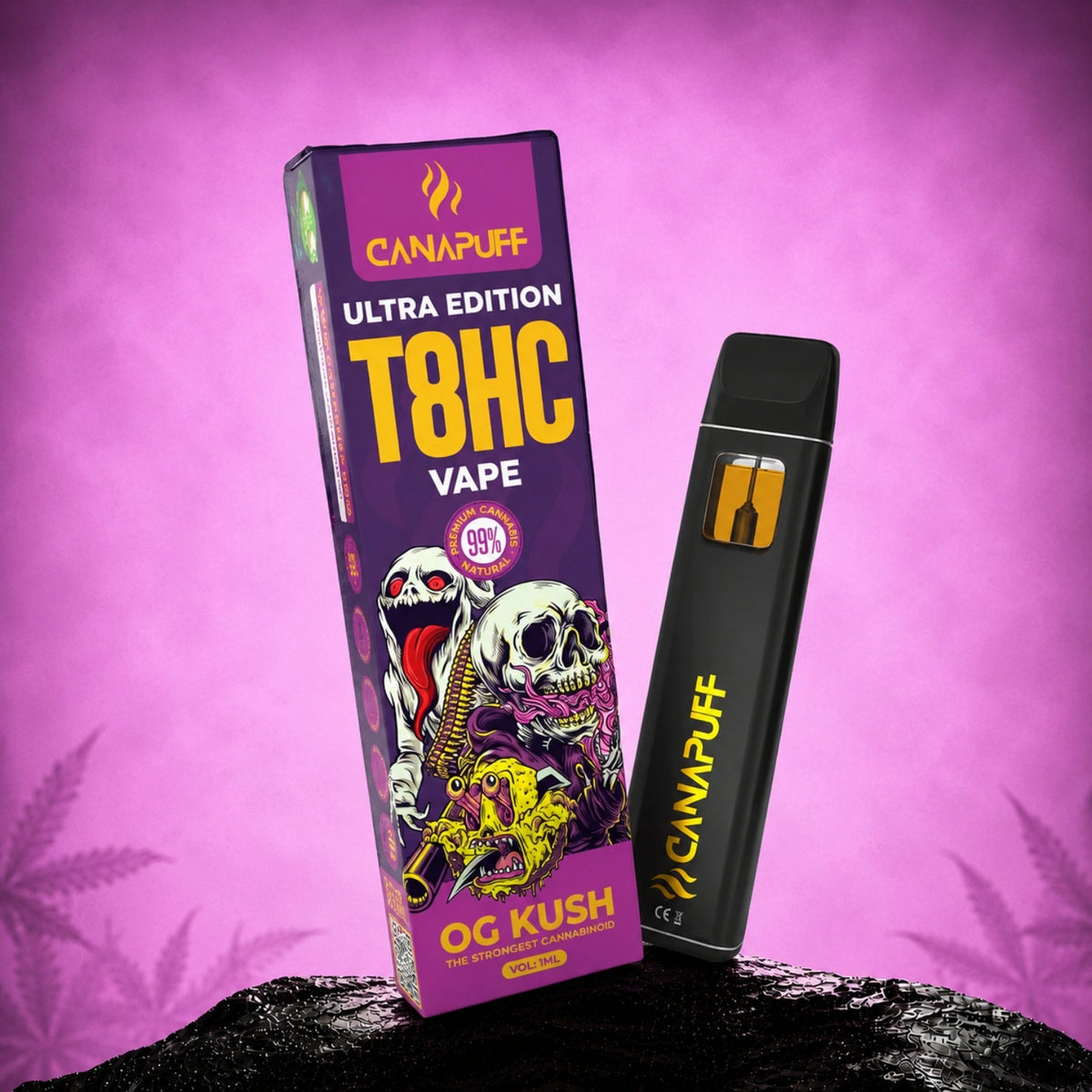T8HC Vape OG Kush Ultra Edition 99% 1ml - Premium Quality