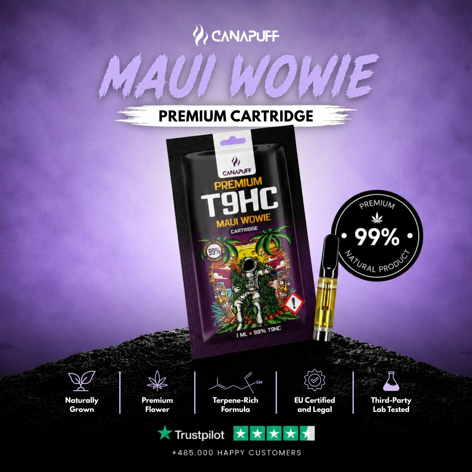 T9HC Cartuccia Maui Wowie 99%