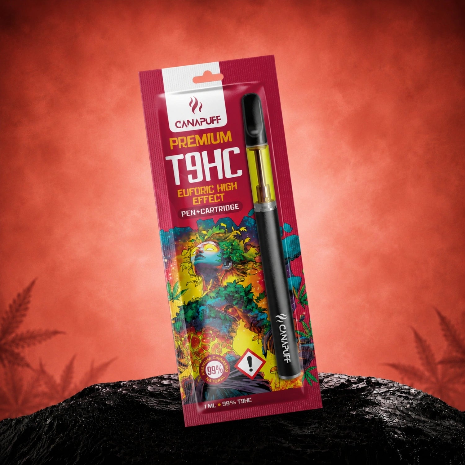 T9HC Pen+Cartridge Euforic 99%