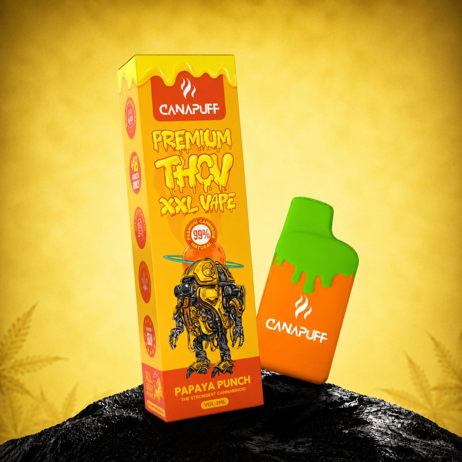 THCv Vape Papaya Punch 99% 2 ml