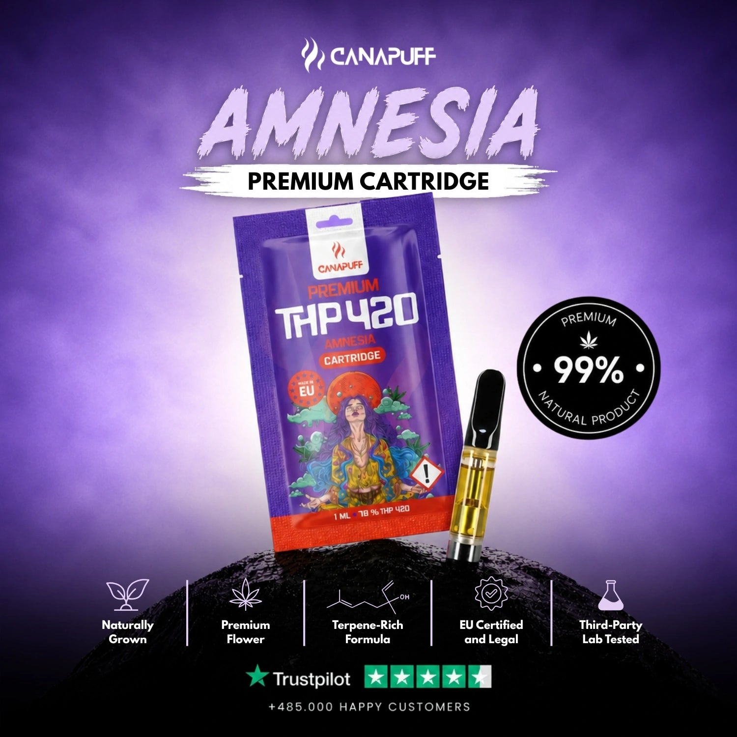THP420 Cartridge Amnesia 79%