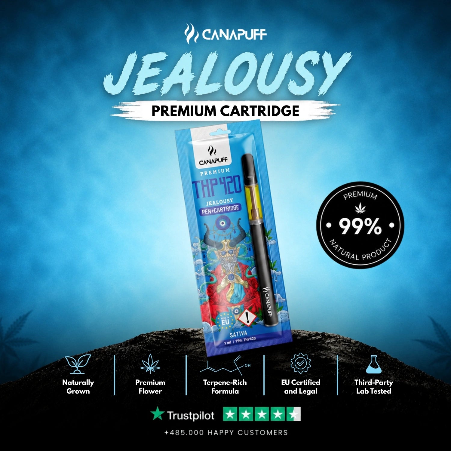 THP420 Pen+Cartridge Jealousy 79%