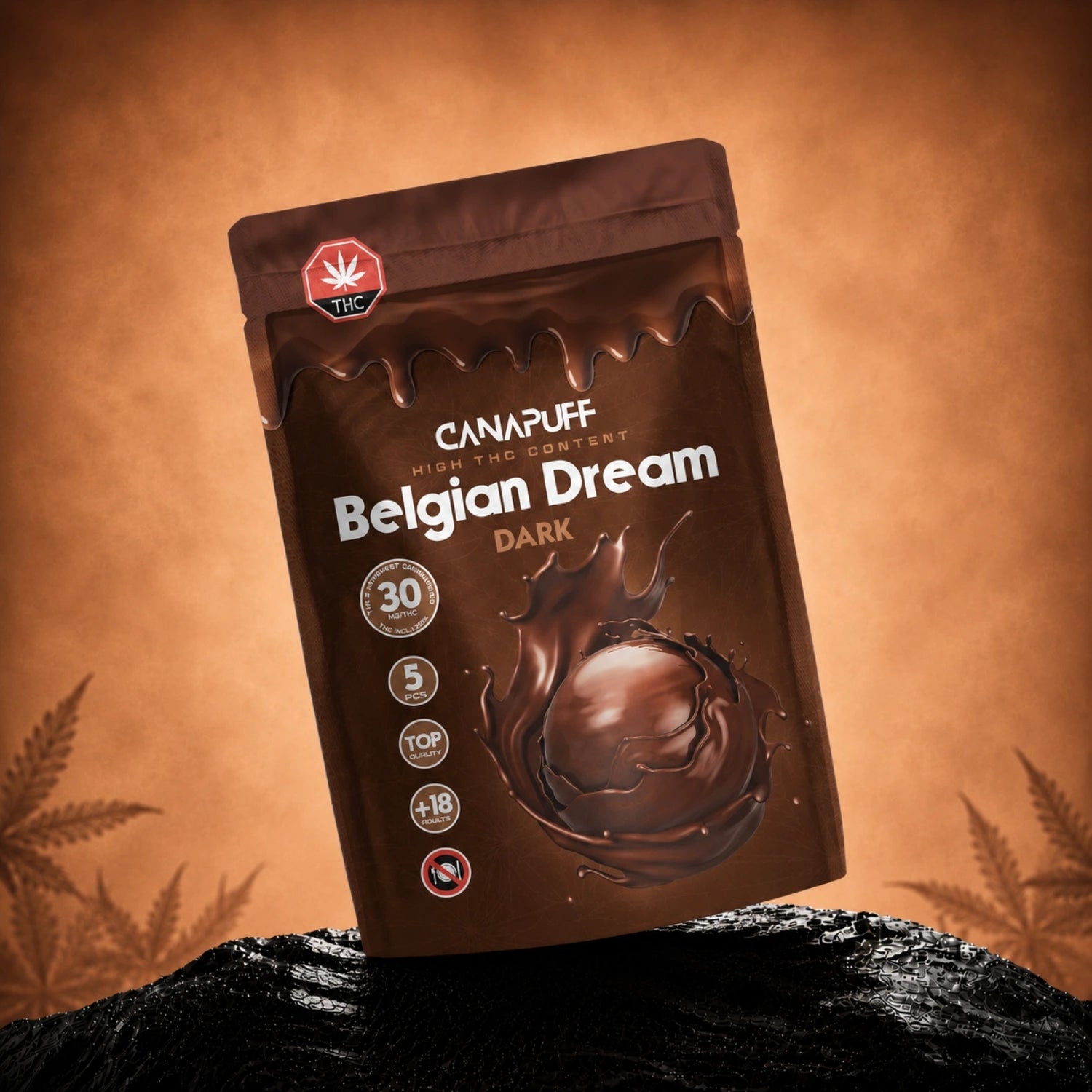Cioccolato amaro al THC