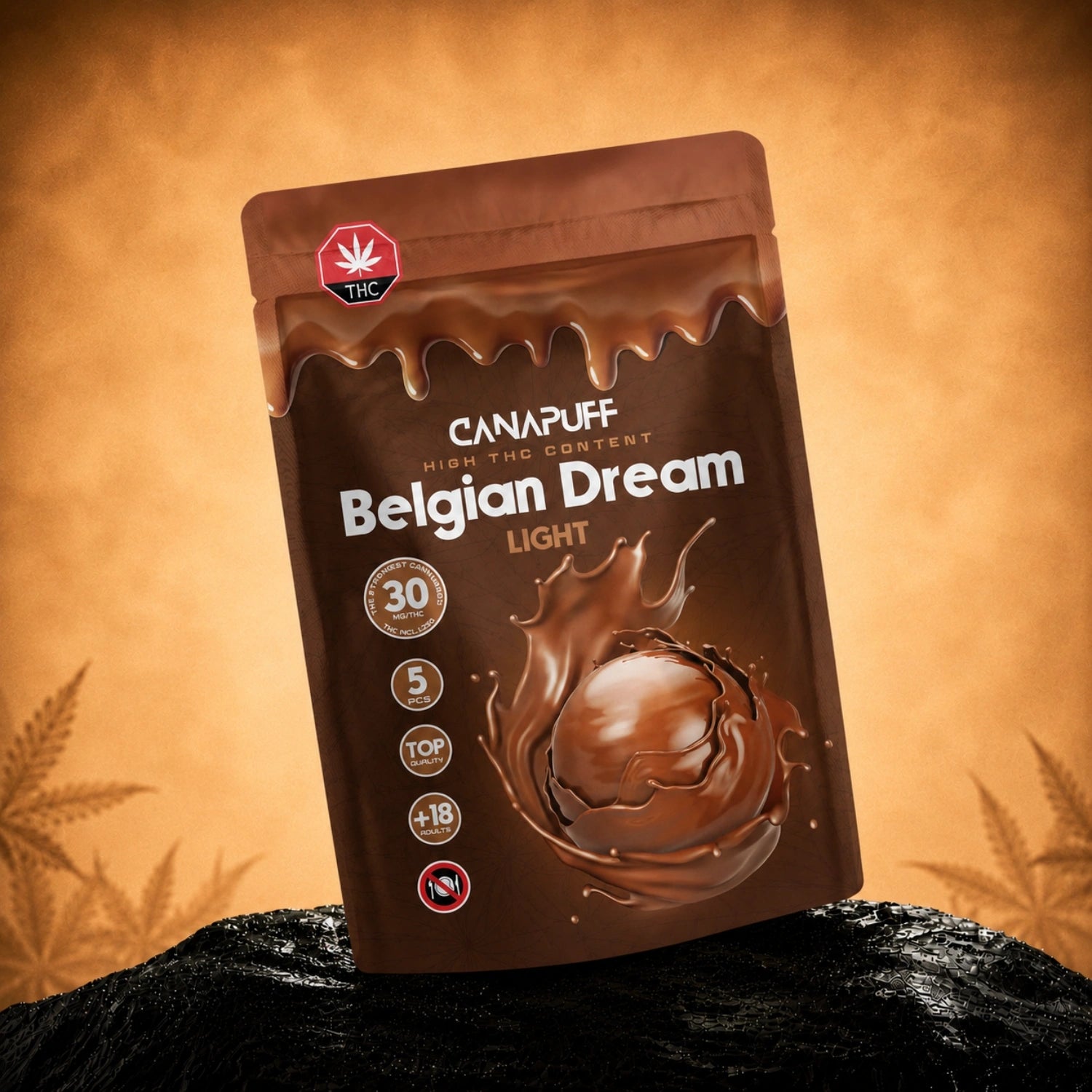 Latte al cioccolato THC